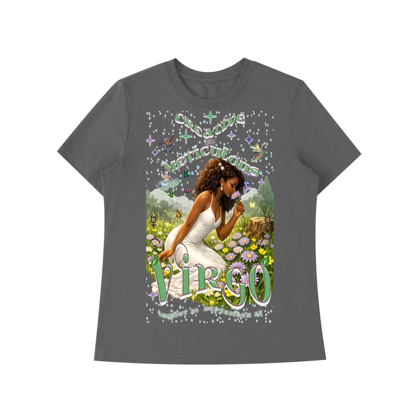 (Virgo) Essential Standard Shoulder T-Shirt