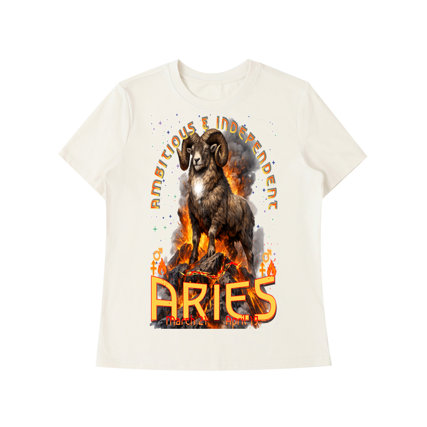 (Aries) Essential Standard Shoulder T-Shirt