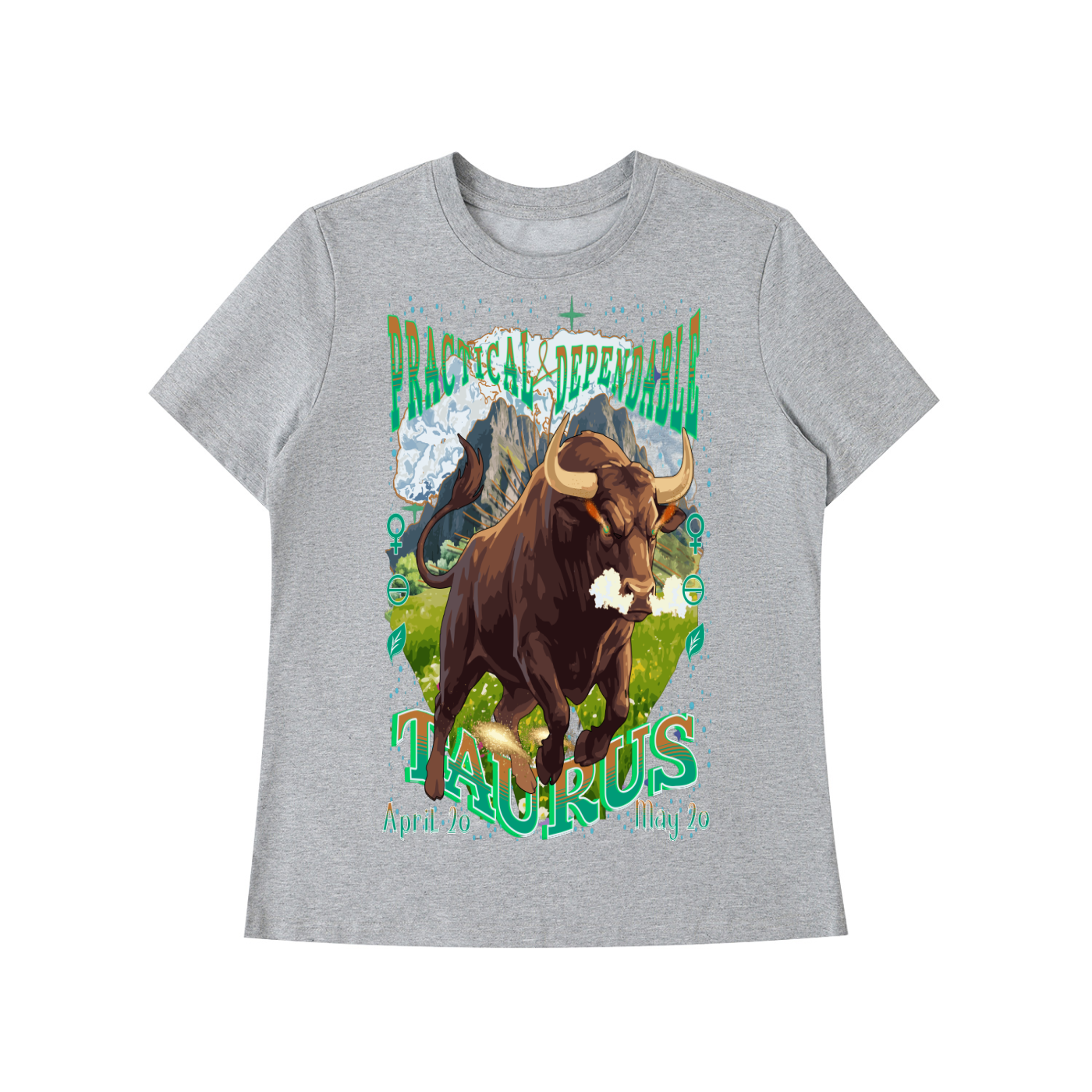 (Taurus) Essential Standard Shoulder T-Shirt