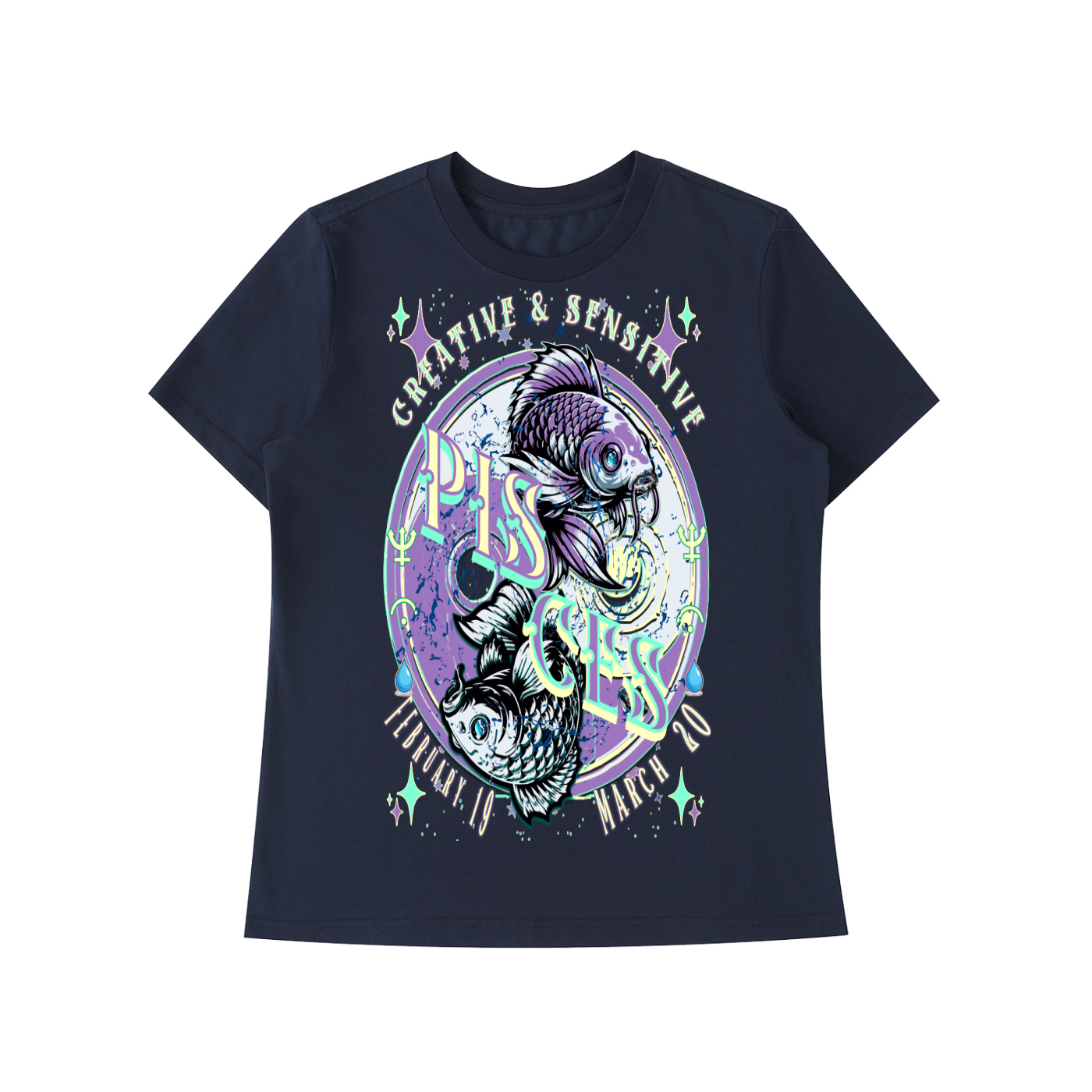 (Pisces) Essential Standard Shoulder T-Shirt