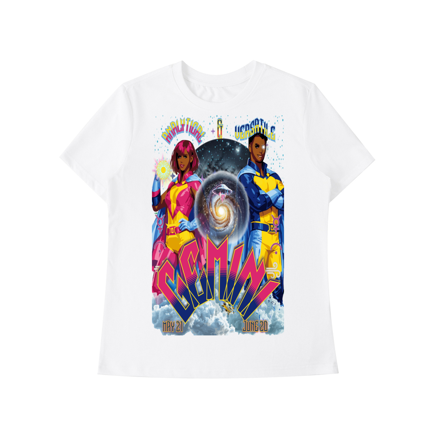 (Gemini)* Essential Standard Shoulder T-Shirt