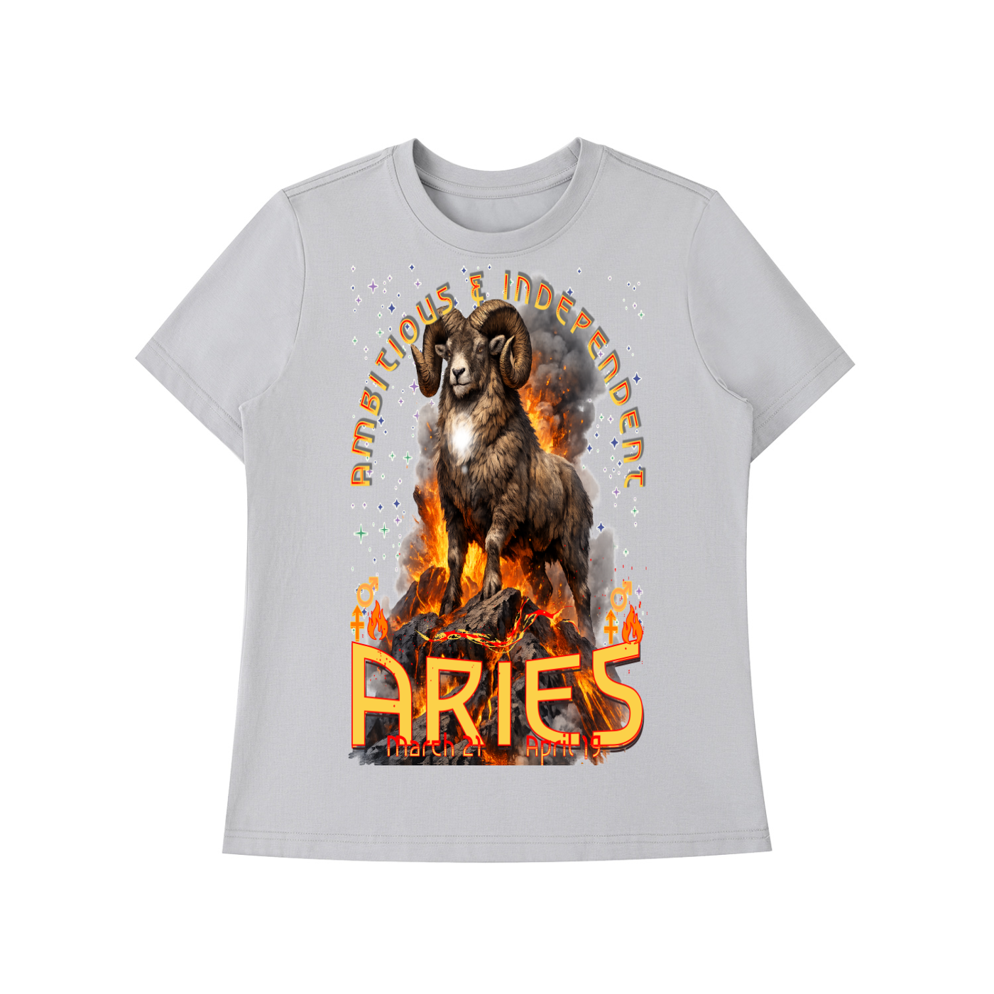 (Aries) Essential Standard Shoulder T-Shirt