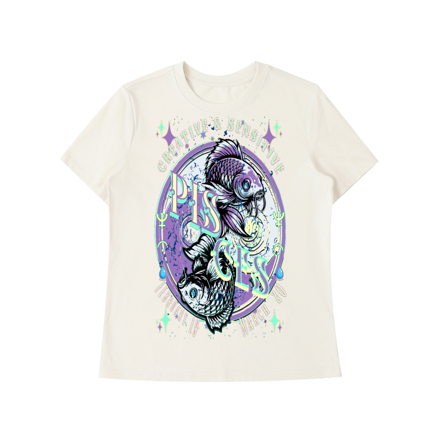 (Pisces) Essential Standard Shoulder T-Shirt