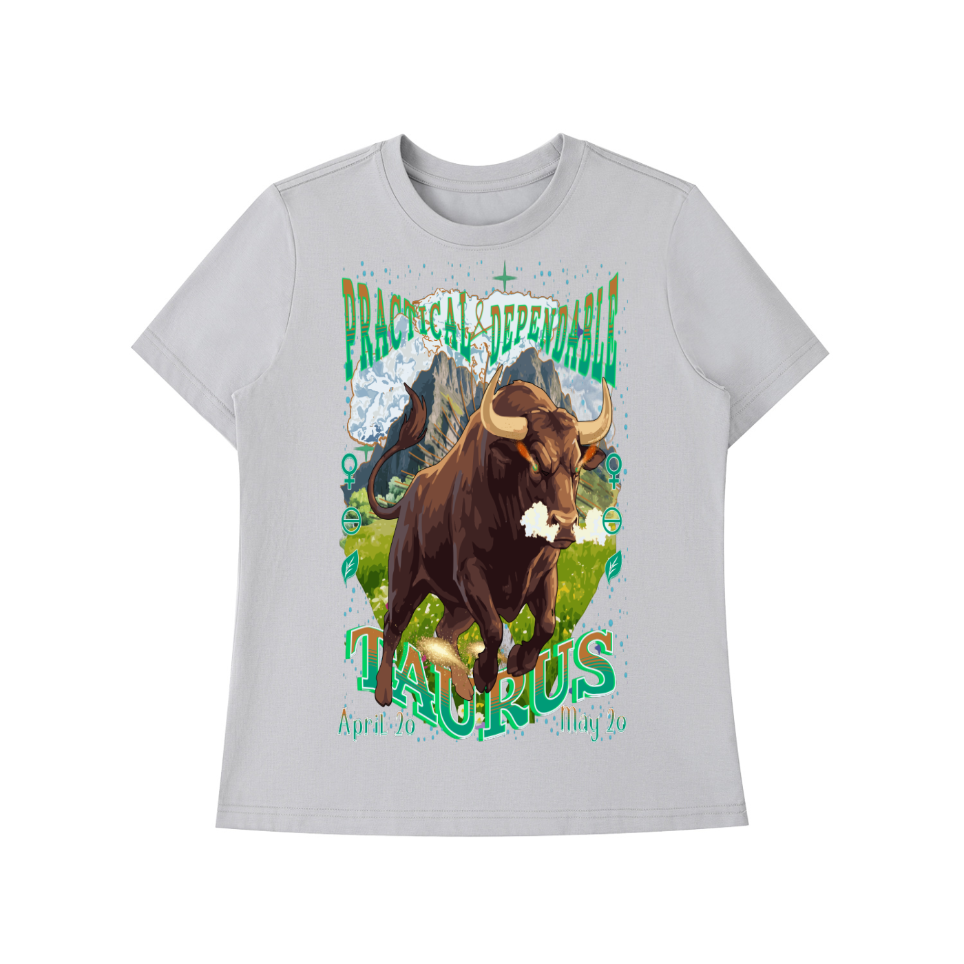 (Taurus) Essential Standard Shoulder T-Shirt