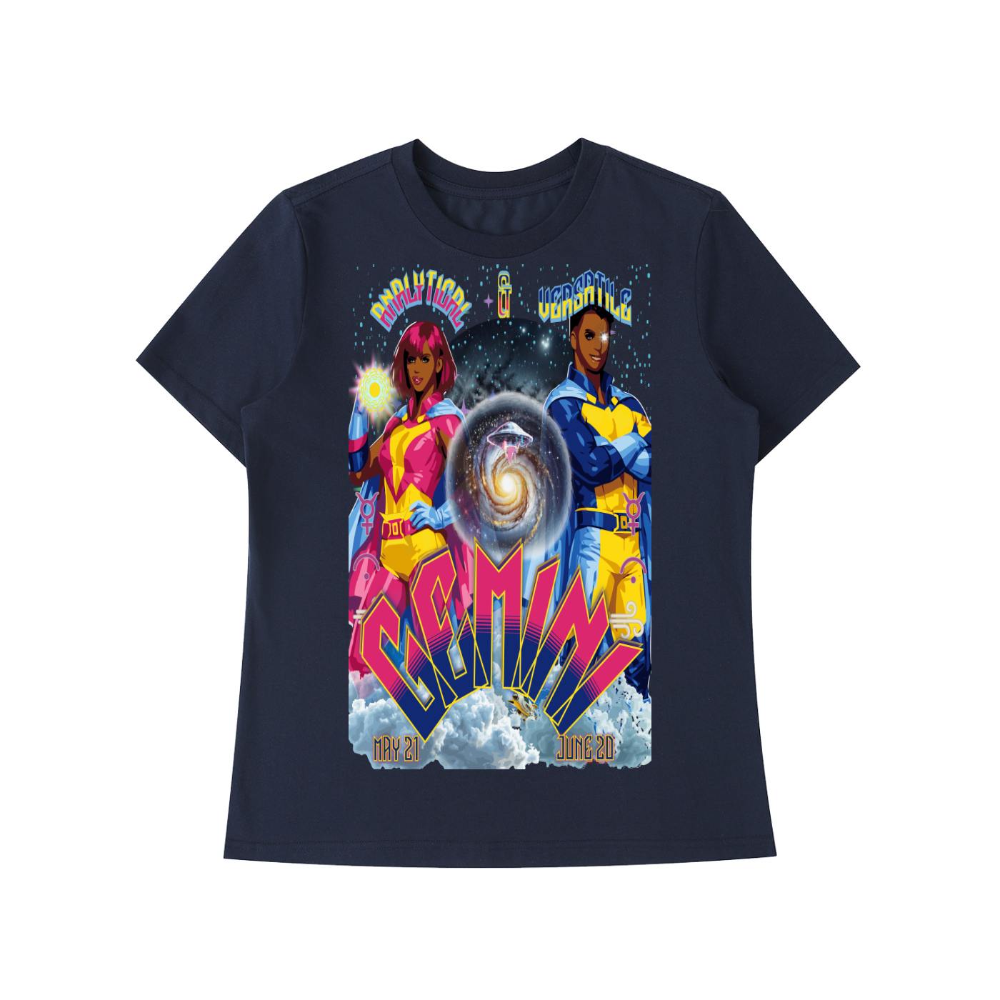 (Gemini)* Essential Standard Shoulder T-Shirt