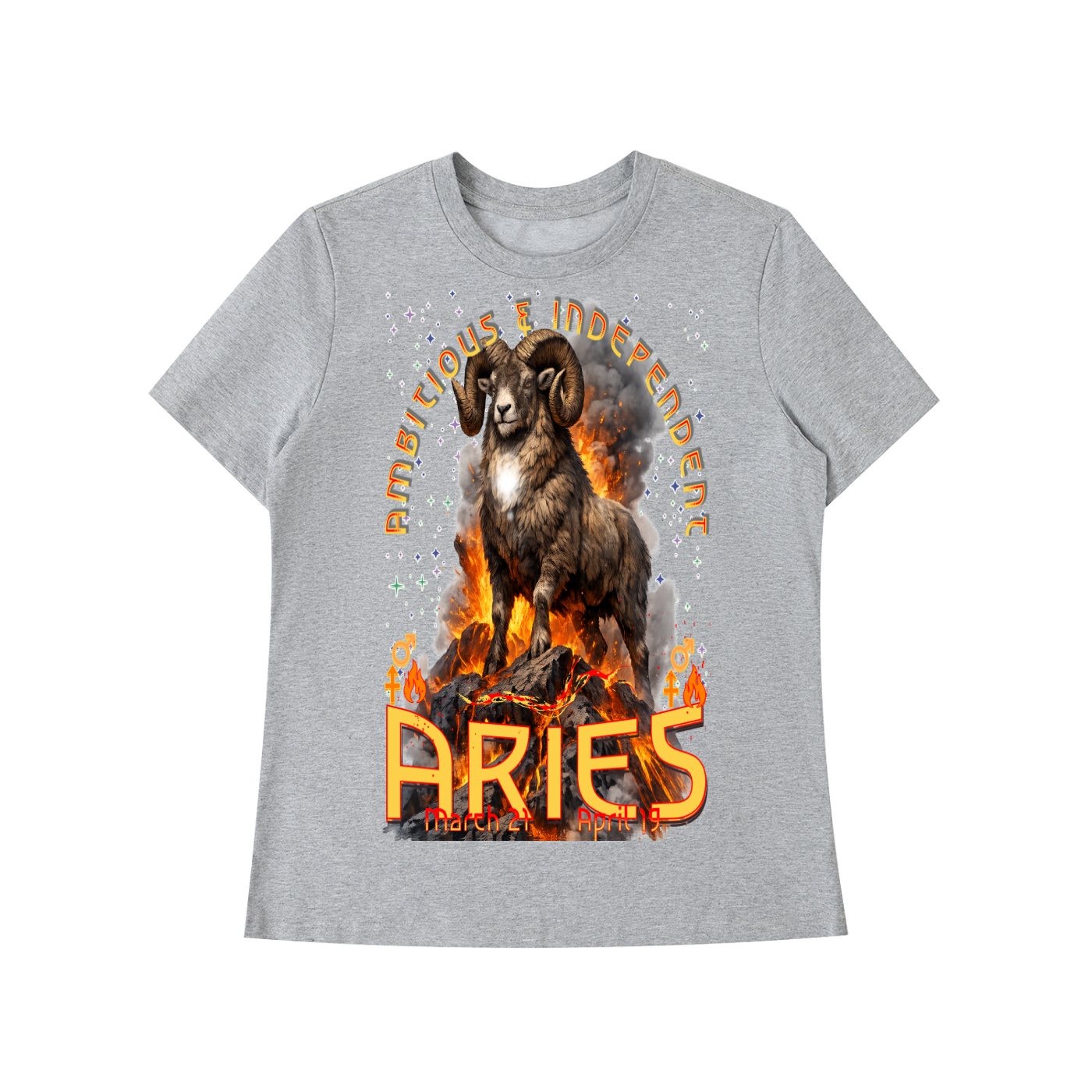 (Aries) Essential Standard Shoulder T-Shirt
