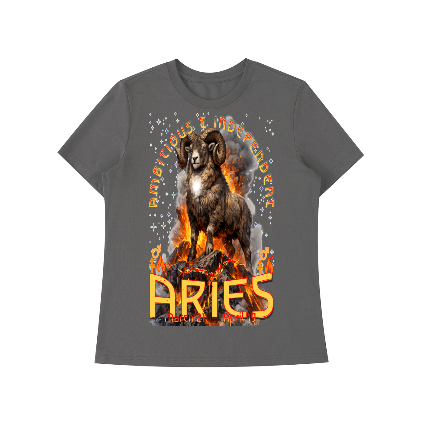 (Aries) Essential Standard Shoulder T-Shirt