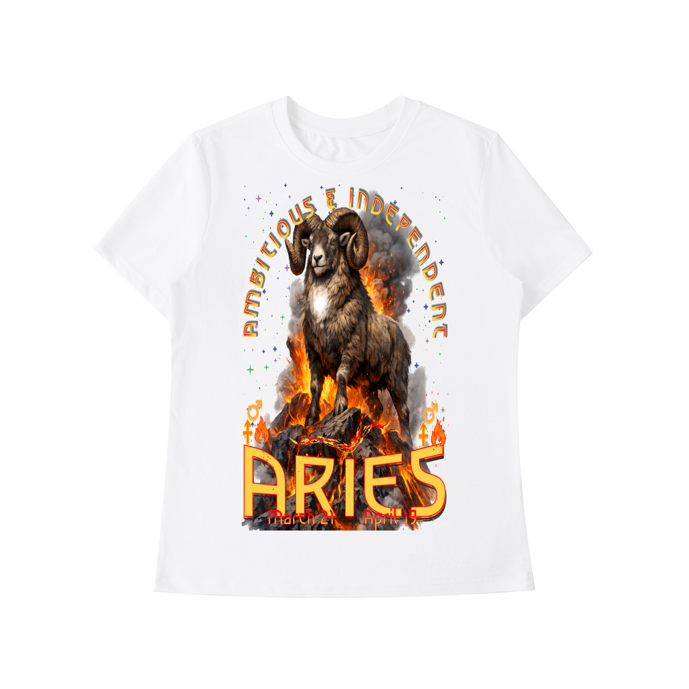 (Aries) Essential Standard Shoulder T-Shirt