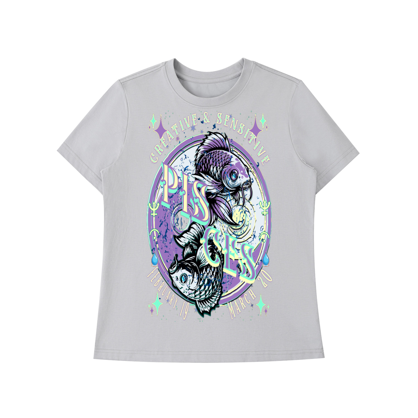 (Pisces) Essential Standard Shoulder T-Shirt