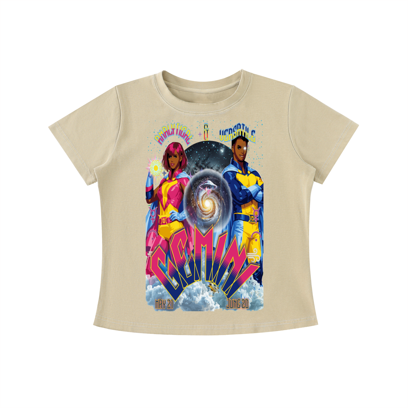 (Gemini)* Vintage Wash Slim Fit T-shirt