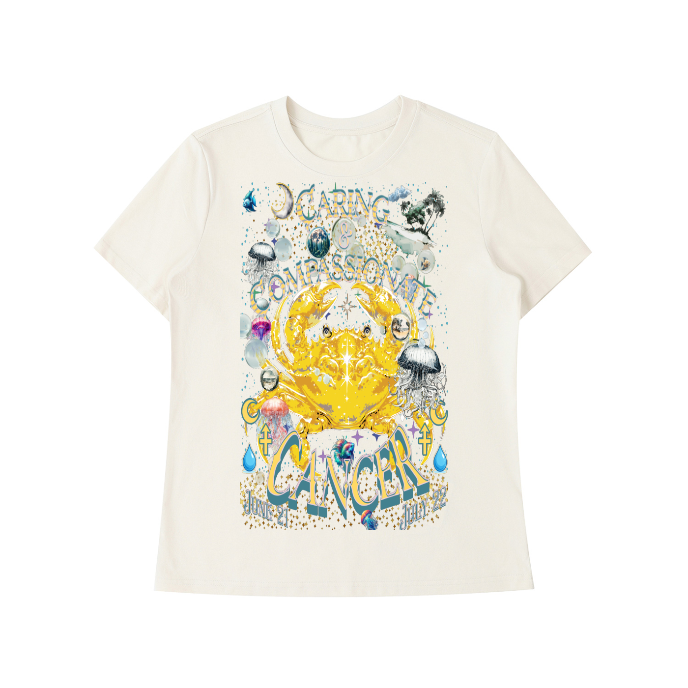 (Cancer) Essential Standard Shoulder T-Shirt