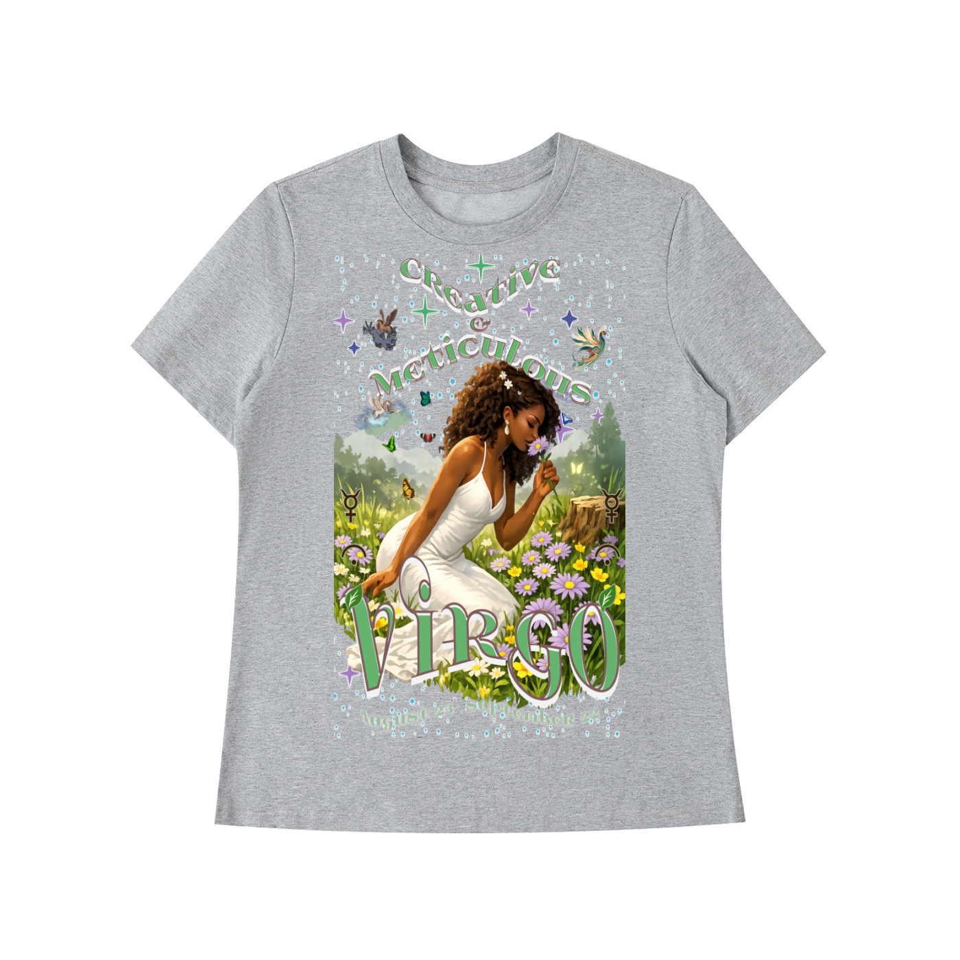 (Virgo) Essential Standard Shoulder T-Shirt