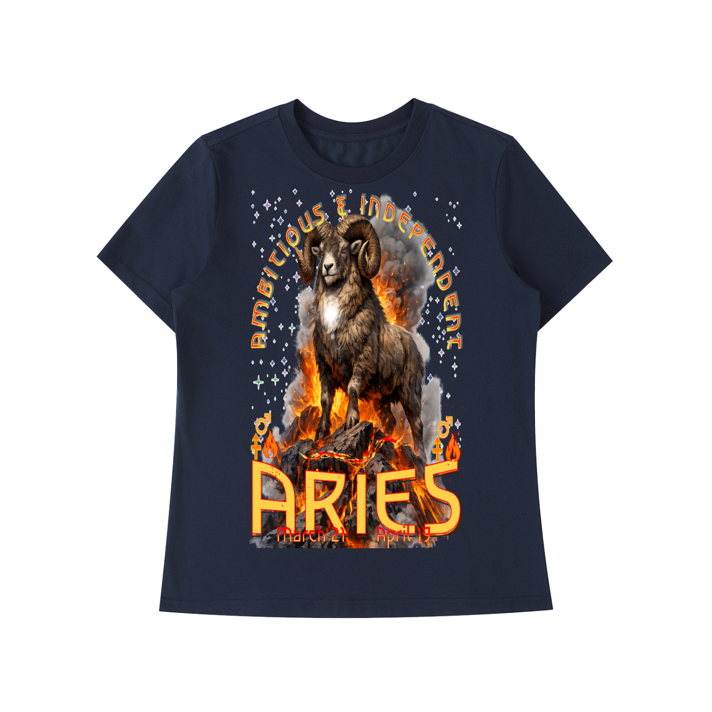 (Aries) Essential Standard Shoulder T-Shirt