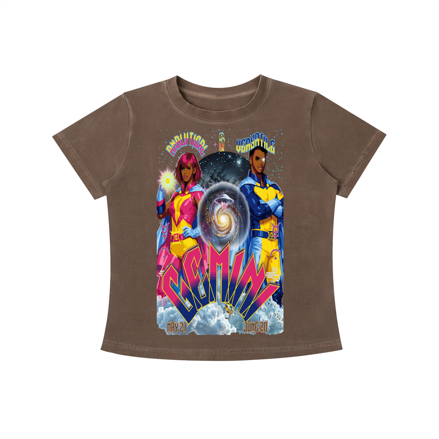 (Gemini)* Vintage Wash Slim Fit T-shirt