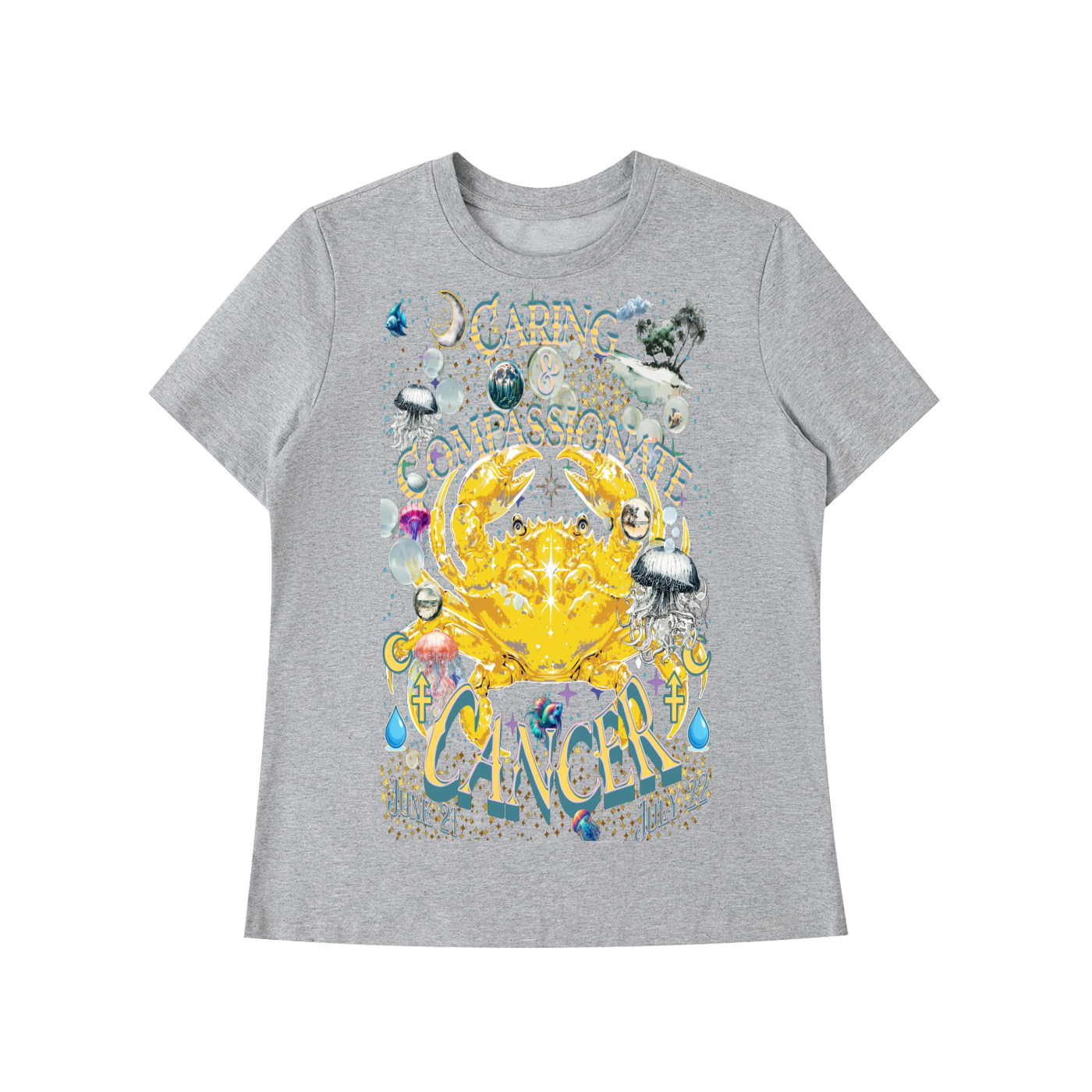 (Cancer) Essential Standard Shoulder T-Shirt