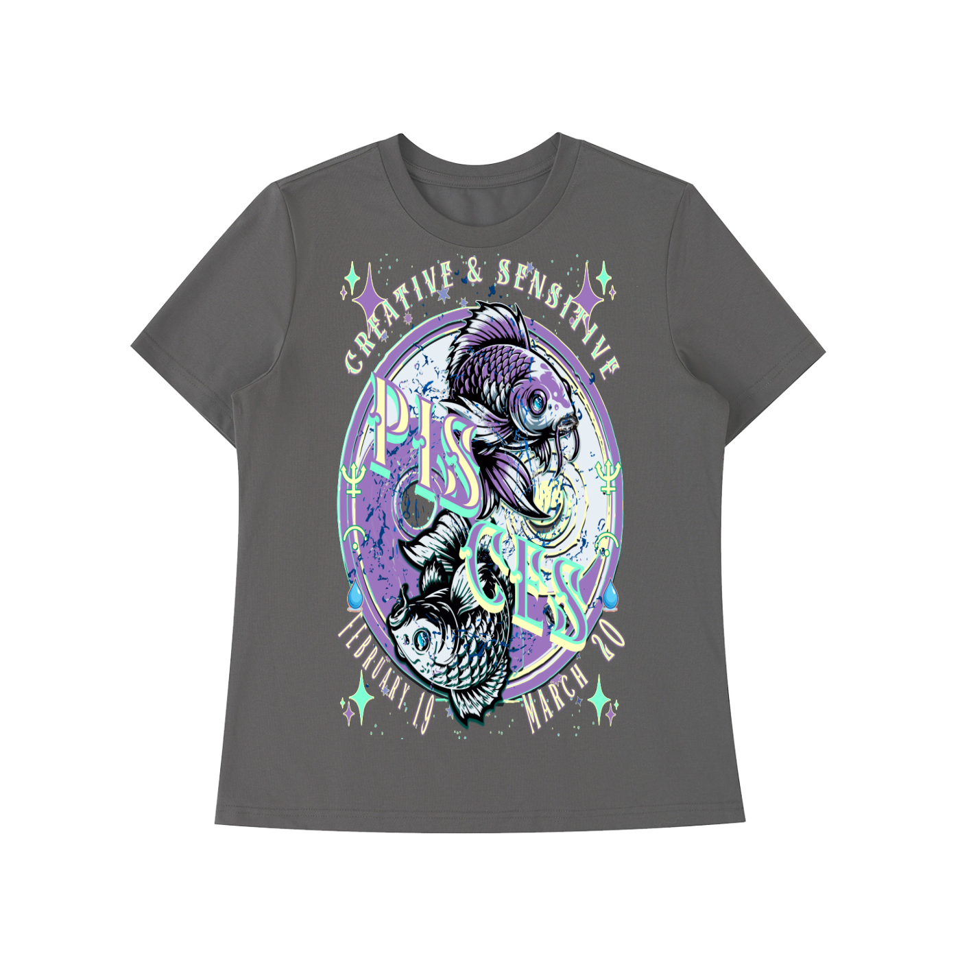 (Pisces) Essential Standard Shoulder T-Shirt