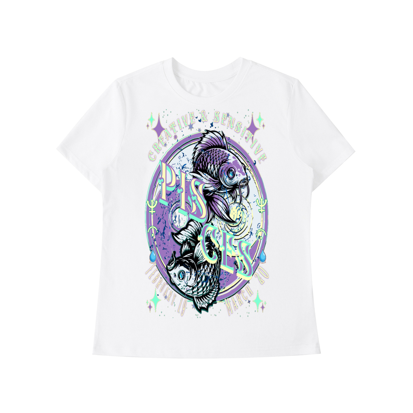 (Pisces) Essential Standard Shoulder T-Shirt