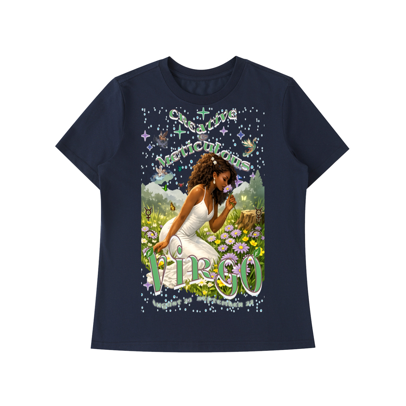 (Virgo) Essential Standard Shoulder T-Shirt