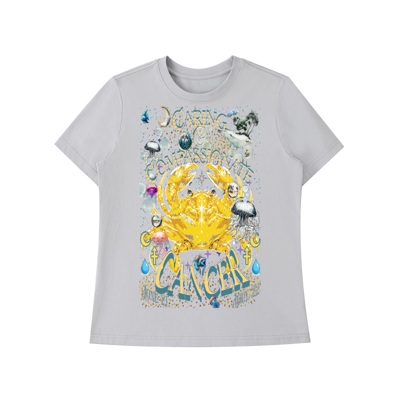 (Cancer) Essential Standard Shoulder T-Shirt