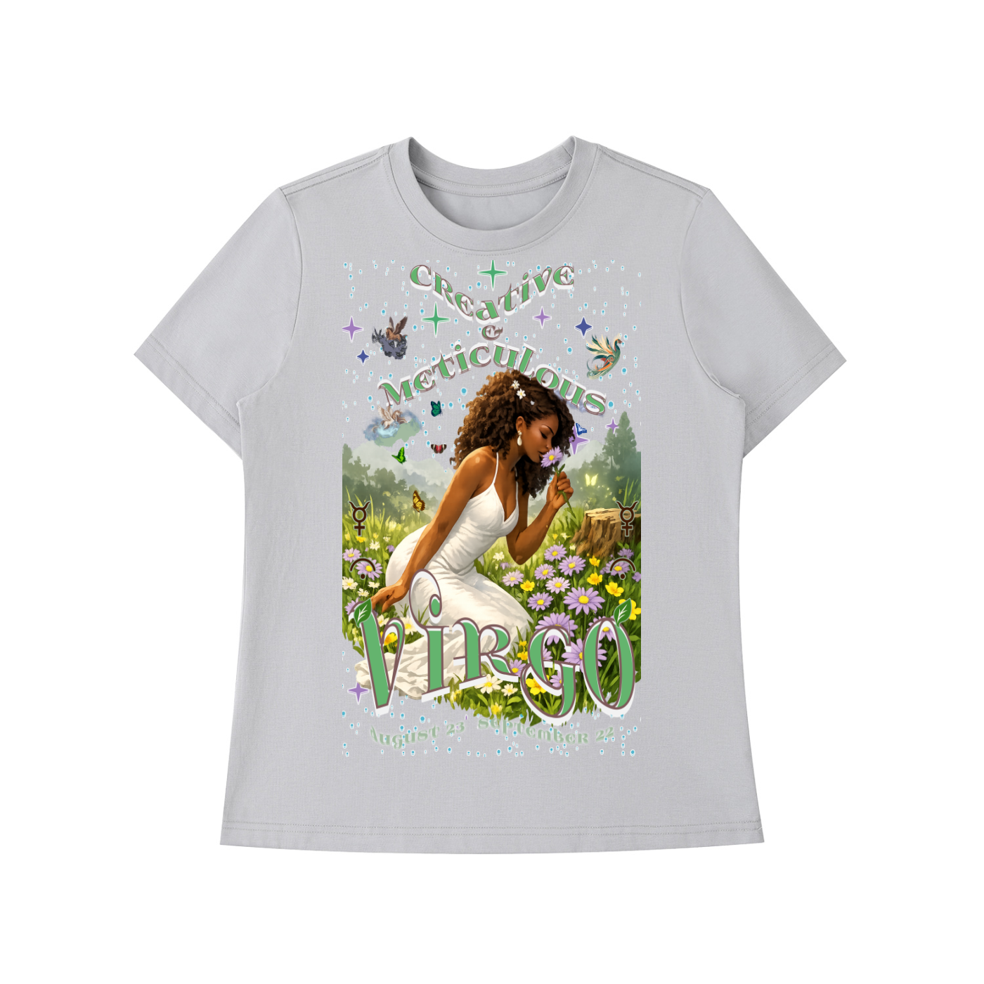 (Virgo) Essential Standard Shoulder T-Shirt