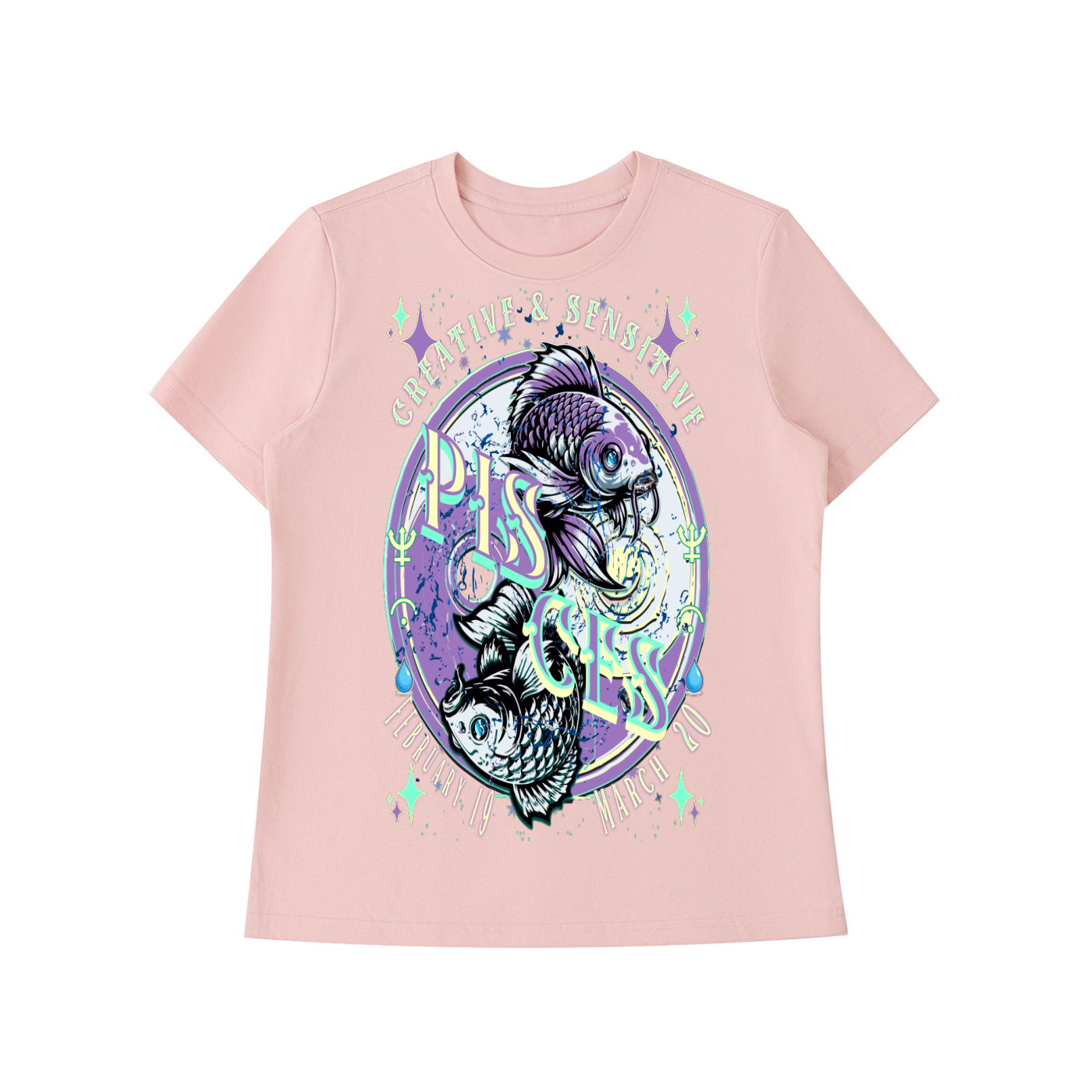 (Pisces) Essential Standard Shoulder T-Shirt