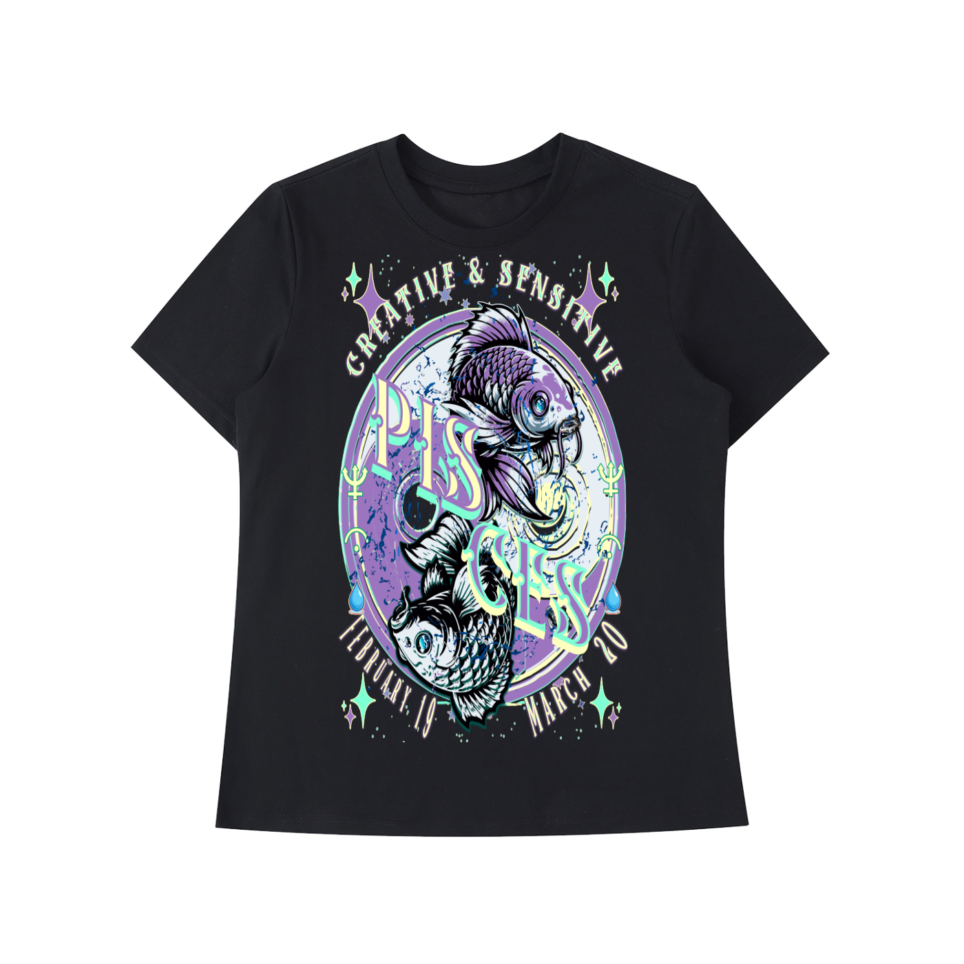 (Pisces) Essential Standard Shoulder T-Shirt