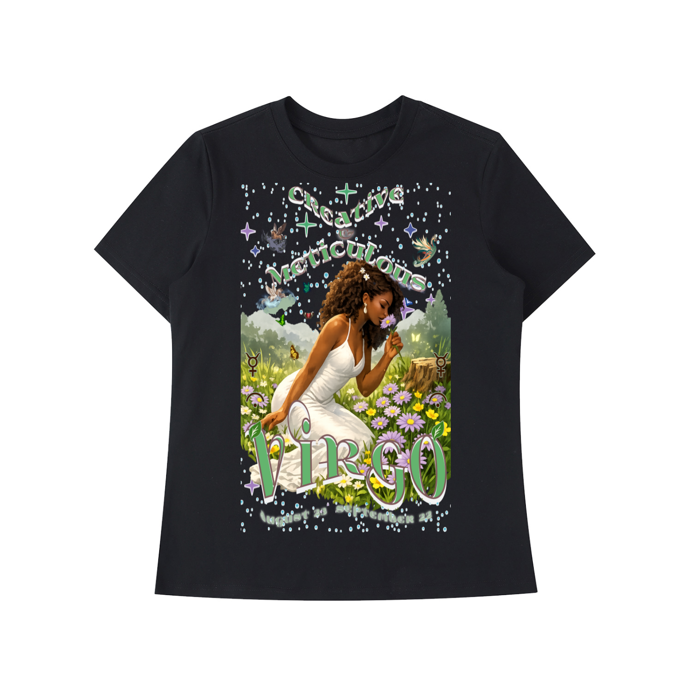(Virgo) Essential Standard Shoulder T-Shirt