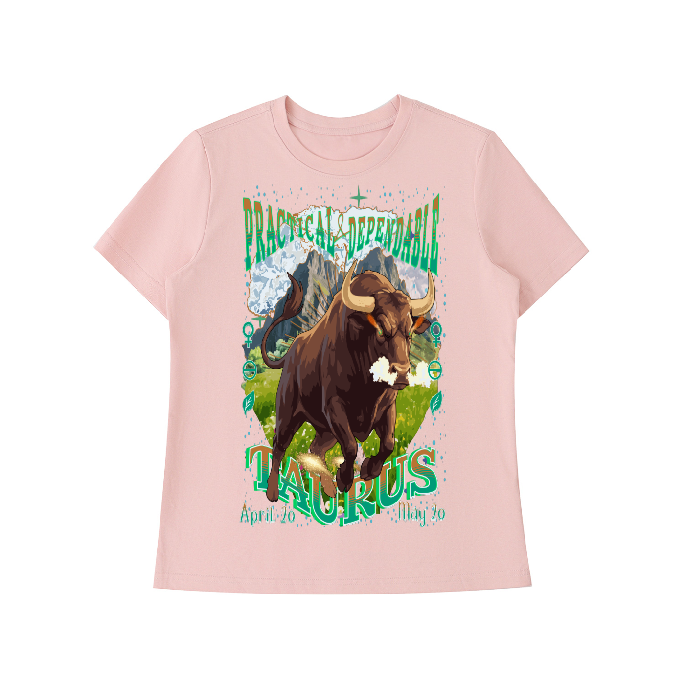 (Taurus) Essential Standard Shoulder T-Shirt