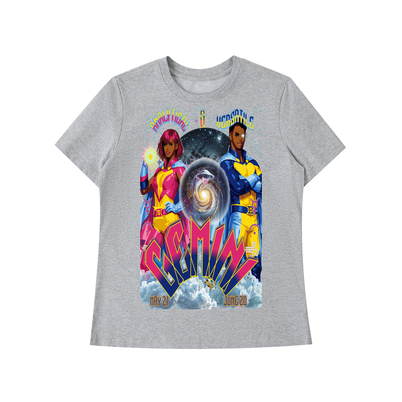 (Gemini)* Essential Standard Shoulder T-Shirt