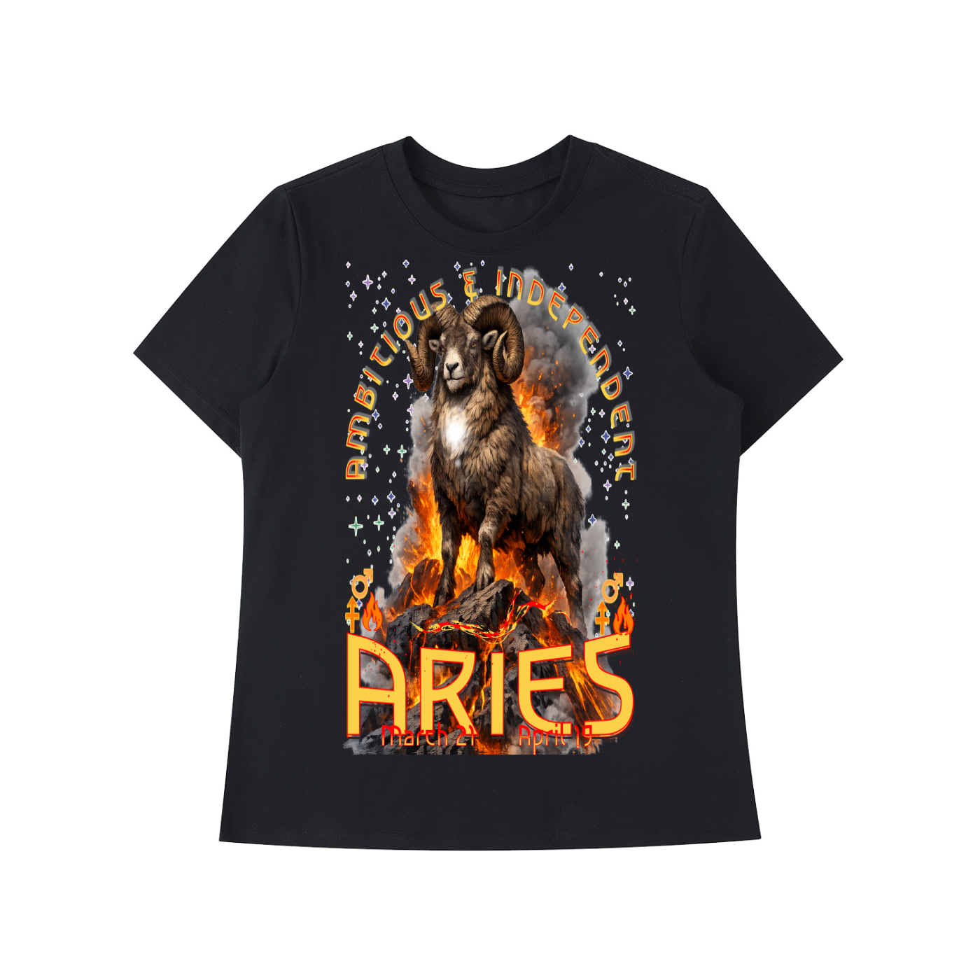 (Aries) Essential Standard Shoulder T-Shirt