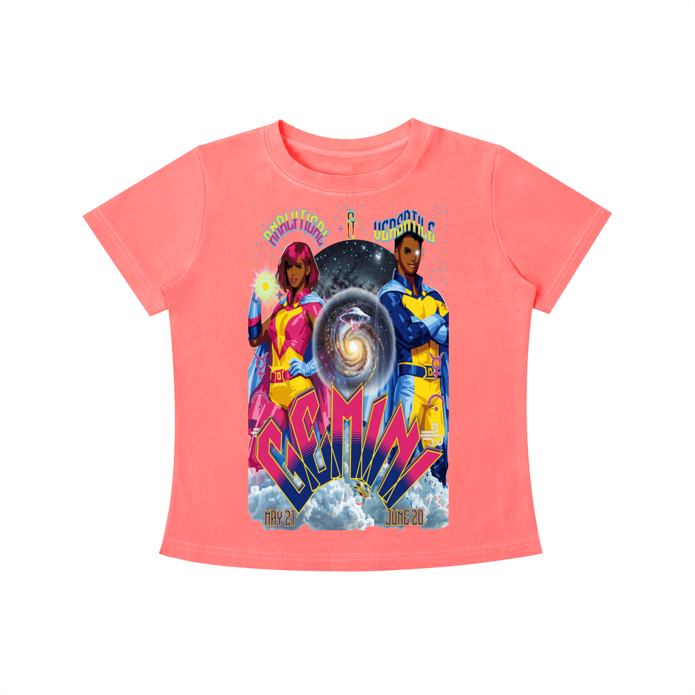 (Gemini)* Vintage Wash Slim Fit T-shirt