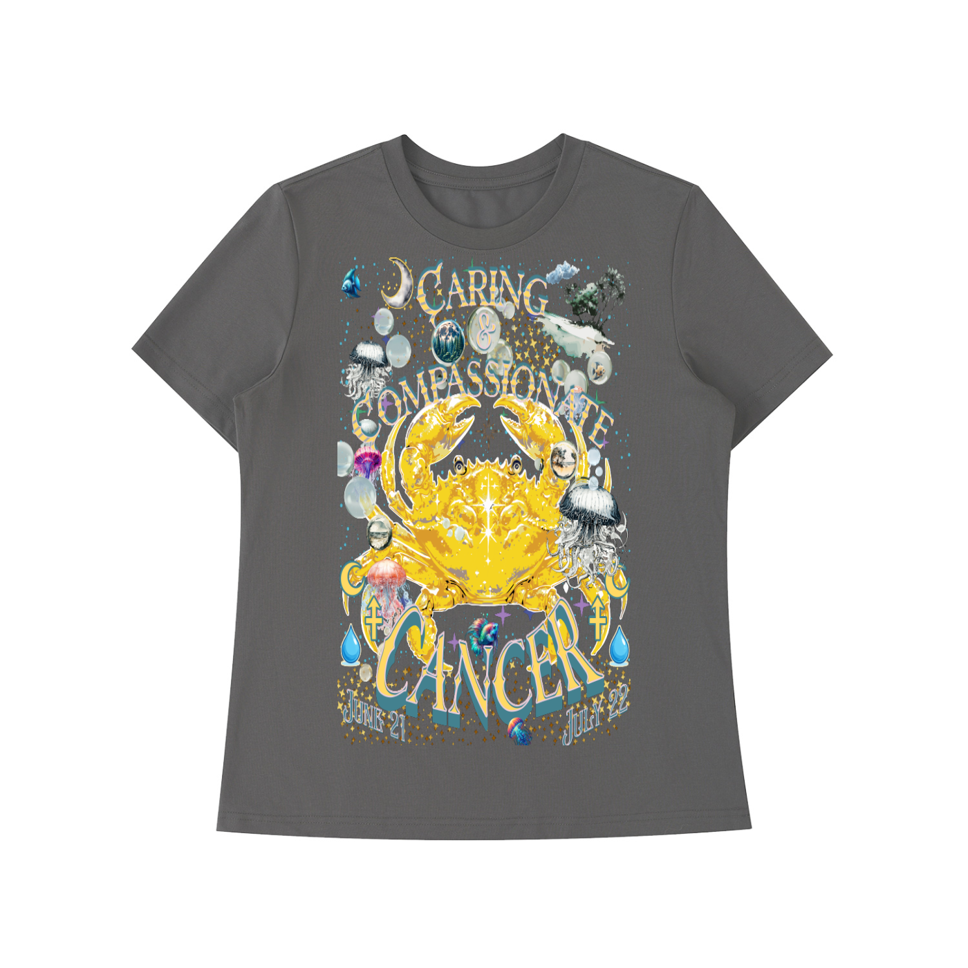 (Cancer) Essential Standard Shoulder T-Shirt