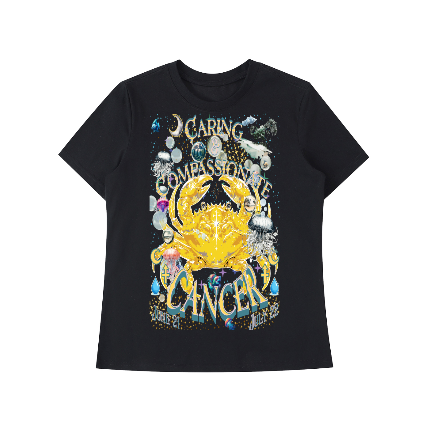 (Cancer) Essential Standard Shoulder T-Shirt