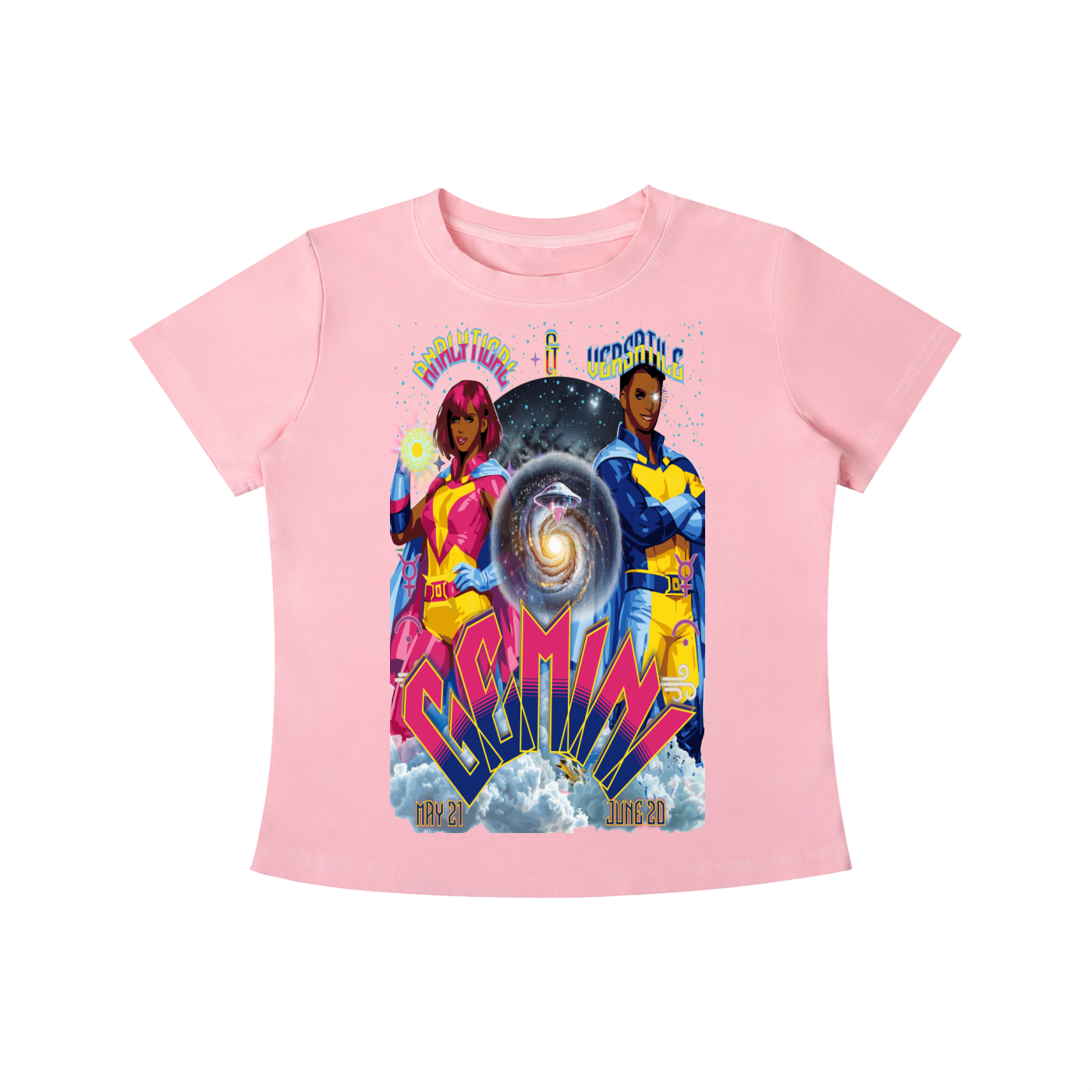 (Gemini)* Vintage Wash Slim Fit T-shirt